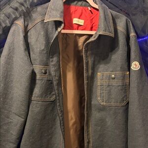Moncler Men's Dark Blue Shirt Jacket